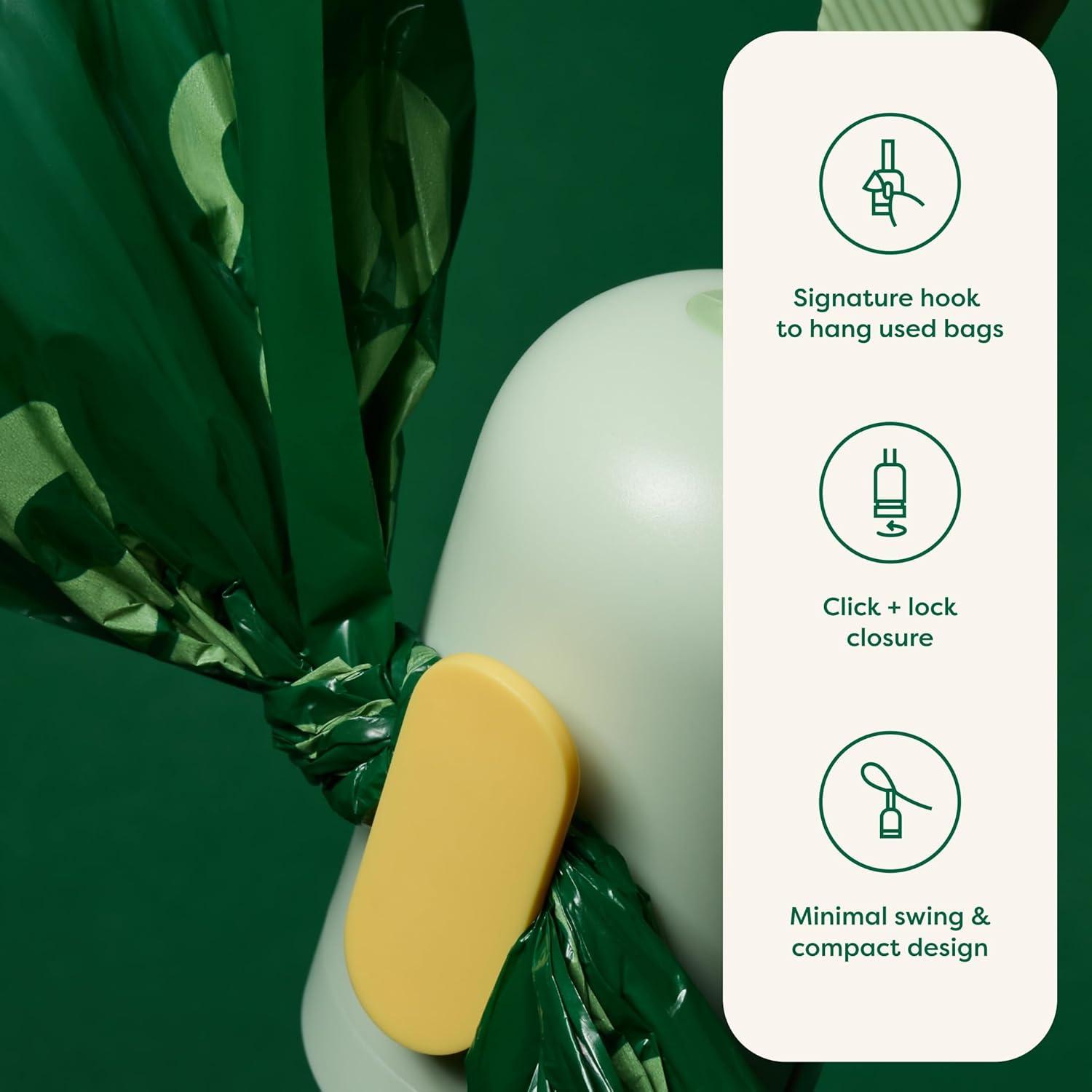 imageEarth Rated Dog Poop Bag Holder Durable and Guaranteed Leakproof Lavender Scented 1 Dispenser and 900 Bags1 Dispenser 15 Bags