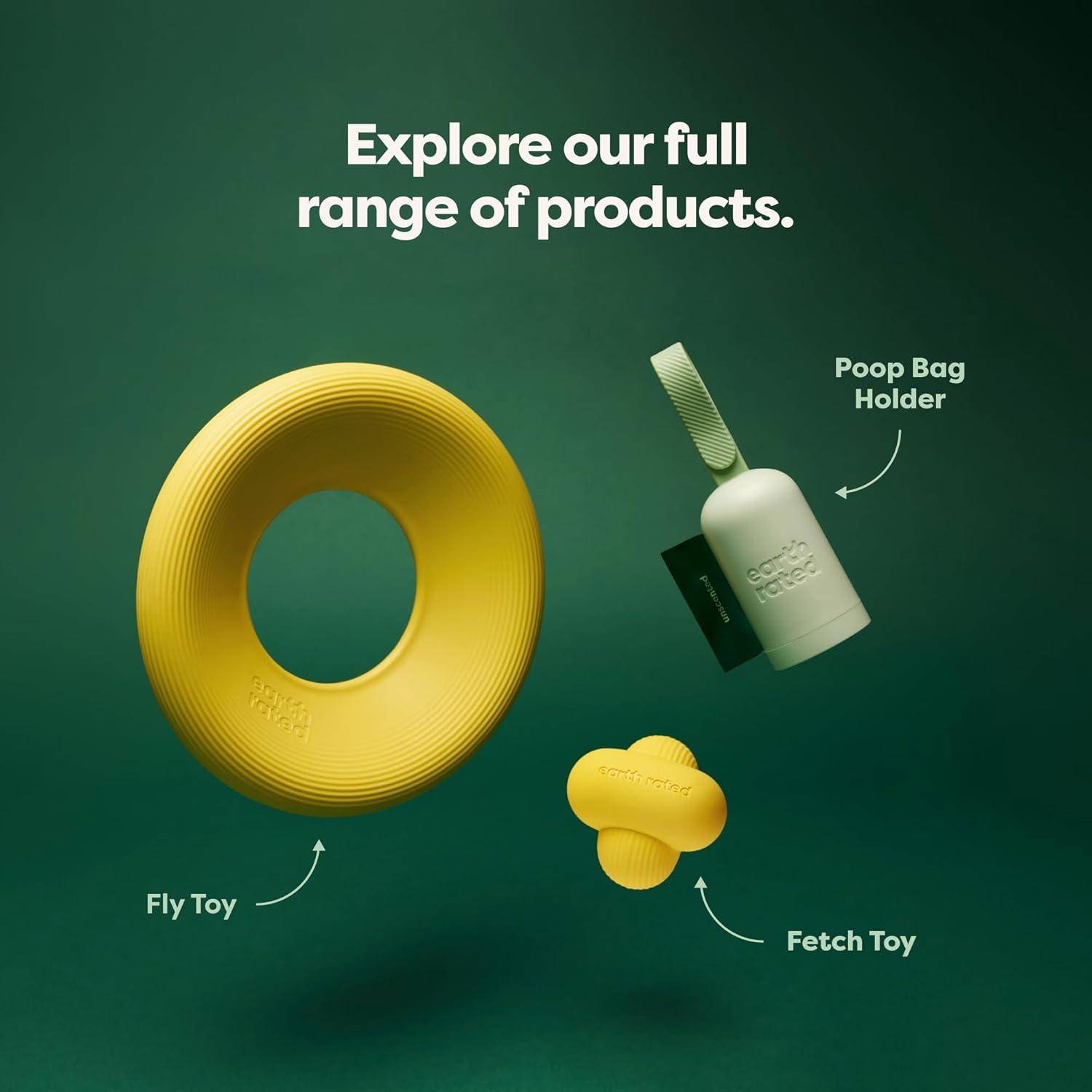 imageEarth Rated Flying Disc Toy for Dogs and Puppies Interactive Dog Toys Saucer Floats in Water Large YellowLarge