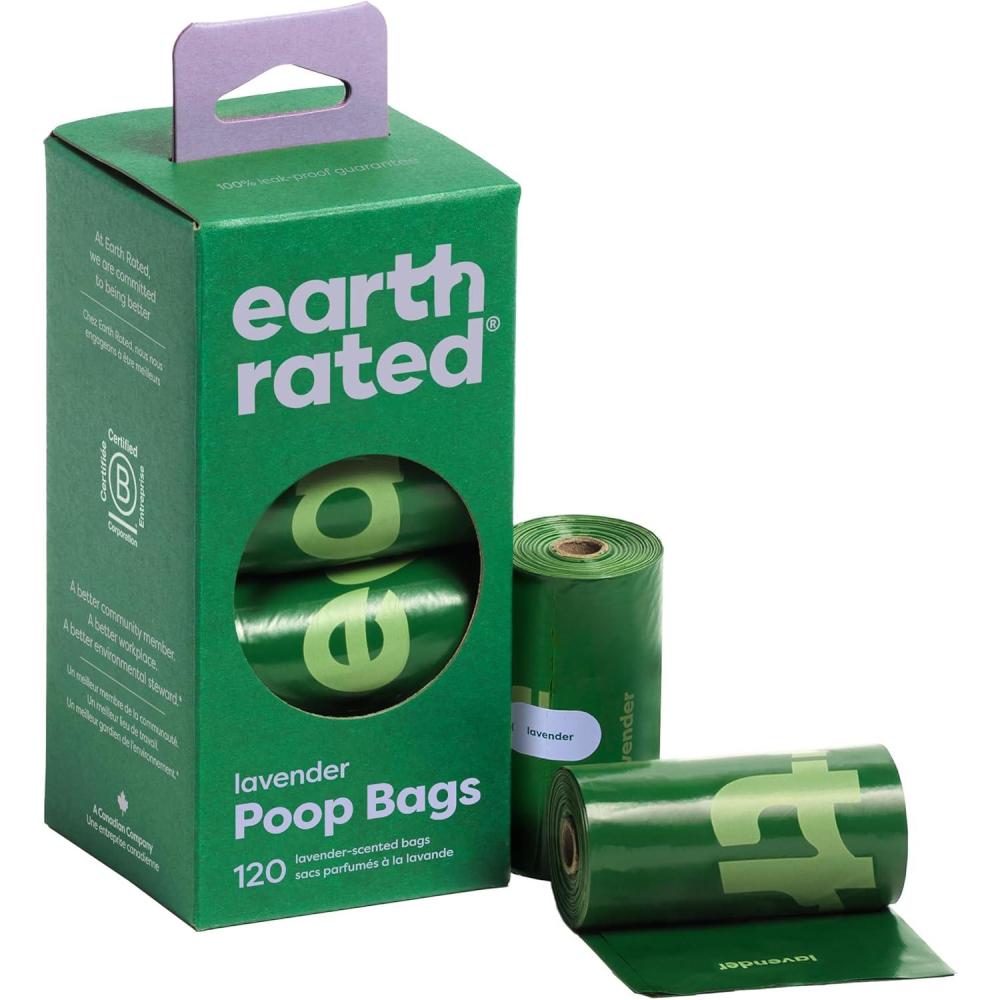 imageEarth Rated OdorBlocking Poop Bags for Dogs with 3X Protect Guaranteed to Block Smells ampamp LeakProof Performance Conceals Smell ampamp Mess Unscented 108 Bags120 Bags