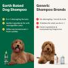 Earth Rated 3-in-1 Soothing Dog Shampoo and Conditioner, Deodorizing Oatmeal Shampoos for Dogs and Puppies, Great for Smelly Pets, White Tea and Basil Scent, 16 oz(Detangling Shampoo)