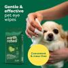 Earth Rated Dog Ear Wipes & Dog Eye Wipes Bundle – Includes 70 Hypoallergenic Ear Wipes & 70 Hypoallergenic Eye Wipes