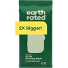 Earth Rated XL Pet Wipes for Dogs & Cats, 3-in-1 Unscented Hypoallergenic Cleaning, Deodorizing and Hydrating Extra Large Grooming for Body, Paws and Butt, Unscented, 60 Count(Unscented)
