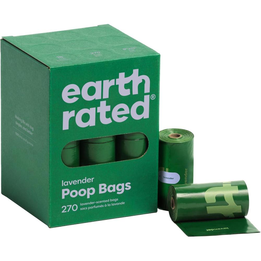 imageEarth Rated OdorBlocking Poop Bags for Dogs with 3X Protect Guaranteed to Block Smells ampamp LeakProof Performance Conceals Smell ampamp Mess Unscented 240 Count270 Bags